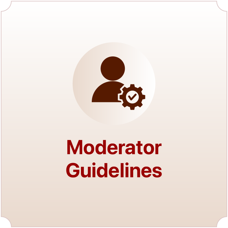 Moderator Guidelines
